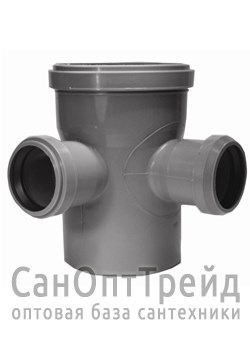 Крестовина двухплоскостная ПП для внутренней канализации 90гр 110х50х50 20125675