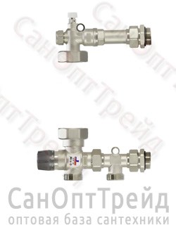 Насосно-смесительный узел 1035.130-180 для систем отопления 1-1/2" (без насоса) TiM 20125050