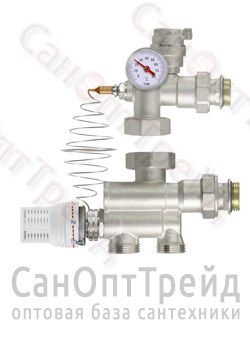 Насосно-смесительный узел 1036.130-180 для систем отопления 1-1/2" (без насоса) TiM 20124582