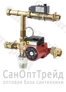 Насосно-смесительный узел 1037.130 для систем отопления 1" (без насоса) TiM 20124583
