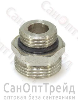 Ниппель под евроконус 3/4"х1" НР/НР с прокладкой EPDM 303-34 TiM 20125043