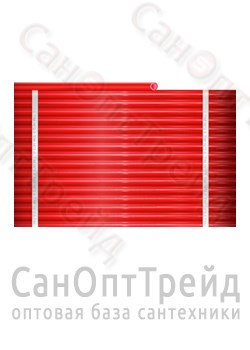 Труба из сшитого полиэтилена (красная) TiM 16 (2.0) PEX-b/EVOH 100м 20124646