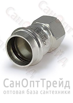 Муфта пресс с резьбой 28х3/4"(ВР) нержавеющая сталь Zeissler 20126168