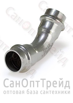 Угольник пресс двухраструбный 90гр х22 нержавеющая сталь Zeissler 20126176