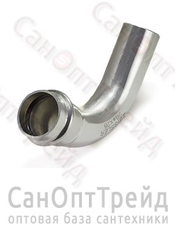 Угольник пресс однораструбный 45гр х28 нержавеющая сталь Zeissler 20126186