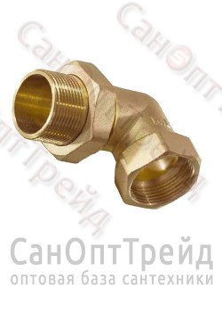 Американка угловая 1-1/4" НР/ВР латунь ТiМ 20124022