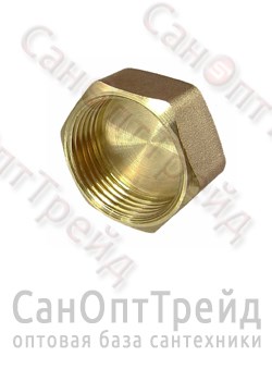 Гайка-заглушка 1-1/2" ВР латунь ТiМ 20123708