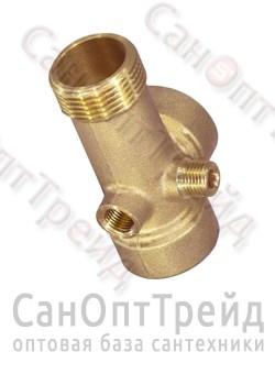 Пятерник 1"х1"х1/4"х1/4"х1" ВР/ВР/НР/ВР/НР 90мм латунь ТiМ 20124215