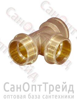 Тройник 1/2"х1/2"х1/2" ВР/НР/НР латунь ТiМ 20124257