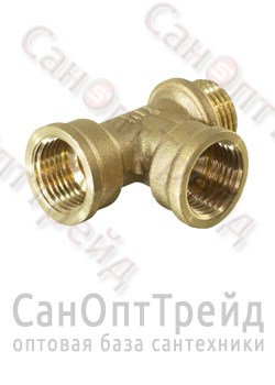 Тройник 3/4"х3/4"х3/4" НР/ВР/ВР латунь ТiМ 20124264