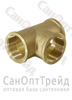 Тройник переходной 3/4"х1/2"х3/4" ВР/ВР/ВР латунь ТiМ 20124254