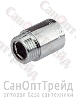 Гайка удлинительная 1"х70мм ВР/НР хром ТiМ 20125896