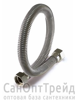 Сильфонная подводка для газа 1/2" 0,40м г/г нерж. сталь TiM 20125950