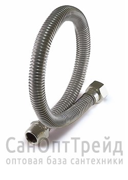 Сильфонная подводка для газа 1/2" 3,00м г/ш нерж. сталь TiM 20125302