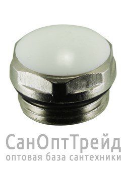 Заглушка ник 1/2" НР с колпачком и прокладкой EPDM 20124893