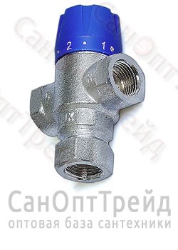 Клапан термостатический 811-03 подмешивающий для систем отопления и ГВС 3/4" ВР TiM 20123879