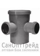 Крестовина двухплоскостная ПП для внутренней канализации 90гр 110х110х50(п) 20125449