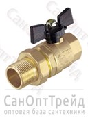 Кран шаровой усиленный АМЕРИКАНКА бабочка 1