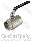 Кран шаровой усиленный никелированный ручка 1/2