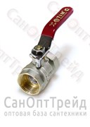 Кран шаровой облегченный никелированный ручка 1