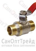 Кран шаровой облегченный никелированный ручка 3/4