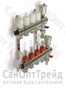 Коллекторная группа из латуни с расходомерами без кранов 1