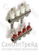 Коллекторная группа из латуни с расходомерами без кранов и воздухоотводчиков 1