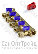 Коллектор с отсекающими кранами МП 3/4