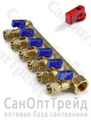 Коллектор с отсекающими кранами МП 3/4