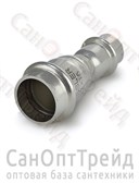 Муфта пресс двухраструбная 15х15 нержавеющая сталь Zeissler 20126153