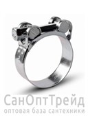 Хомут силовой одноболтовый 149-161мм оцинкованная сталь TiM 20126045